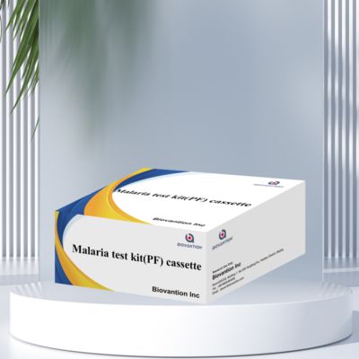 Тест на малярийный антиген для быстрой диагностики (RDT). Время считывания. Реагент для экспресс-теста.
