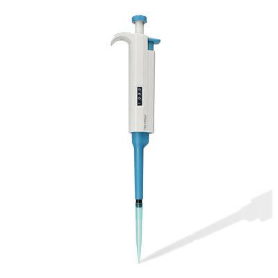 DLAB TopPette Single Channel Adjustable Micropipette with Ergonomic Lightweight Design, Clear Digital Volume Display, and Autoclavable Lower Part