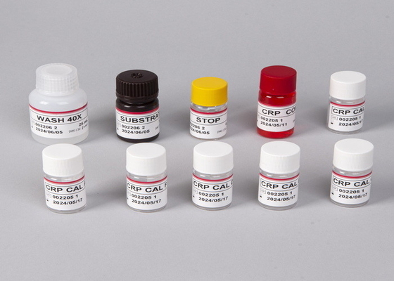 Hs-CRP IVD Elisa Test Рыба с высокой чувствительностью к С-реактивному белку с ферментами