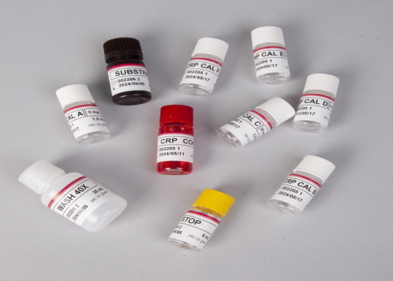 Hs-CRP IVD Elisa Test Рыба с высокой чувствительностью к С-реактивному белку с ферментами