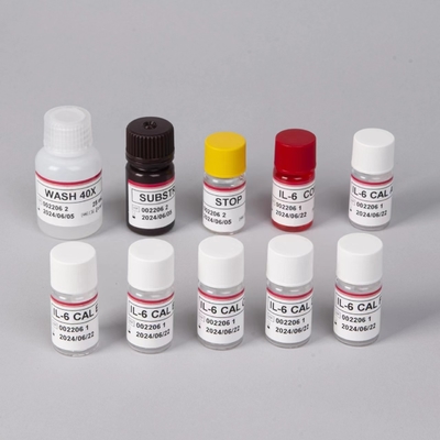 IL-6 Interleukin 6 Elisa Test Kit с 2- 3 часами анализа Biovantion Serum / Plasma Format 18 месяцев Срок годности