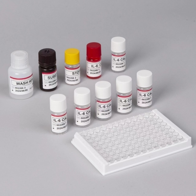 IL-6 Interleukin 6 Elisa Test Kit с 2- 3 часами анализа Biovantion Serum / Plasma Format 18 месяцев Срок годности