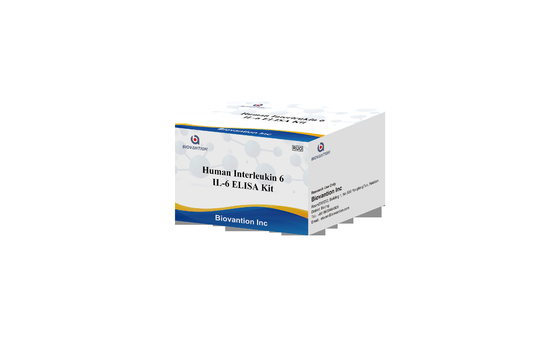 IL-6 Interleukin 6 Elisa Test Kit с 2- 3 часами анализа Biovantion Serum / Plasma Format 18 месяцев Срок годности