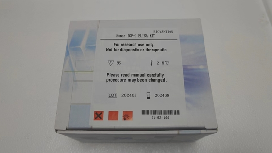 IGF-1 RUO ELISA тест на специфичность сыворотки/плазмы Анализ 2-3 часа ELISA тест Хранится при 2-8.C