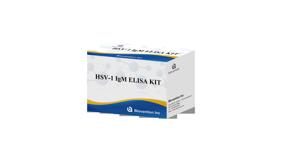 Набор для испытаний ELISA с факелом HSV 1 IgM Диагностический реагент IVD с высокой температурой
