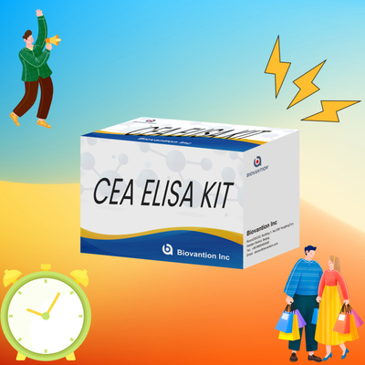 CE-одобрение для применения у людей CEA Quantitative Elisa Test Kit Blood or Serum Test 96T