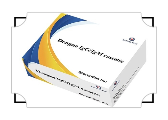 Устойчивый на полке тест на денге Ns1 Ag Cassette Rapid Colloidal Gold Test For WB/S/P Результаты проб