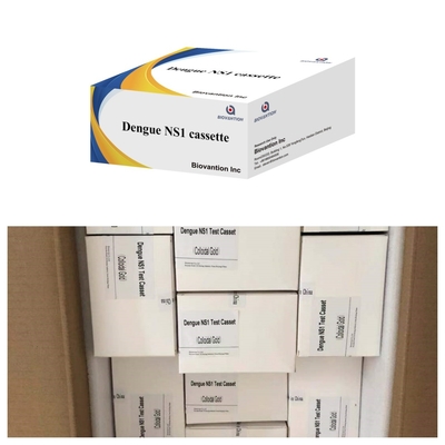 Устойчивый на полке тест на денге Ns1 Ag Cassette Rapid Colloidal Gold Test For WB/S/P Результаты проб