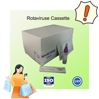 IVD Rotavirus Rapid Cassette Colloidal Gold Rapid Test for Hospital Diagnosis 2-30C Срок годности 24 месяца