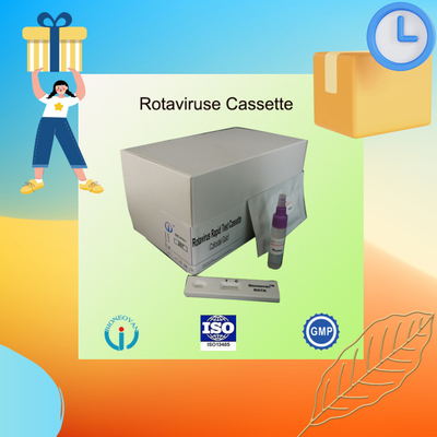 IVD Rotavirus Rapid Cassette Colloidal Gold Rapid Test for Hospital Diagnosis 2-30C Срок годности 24 месяца