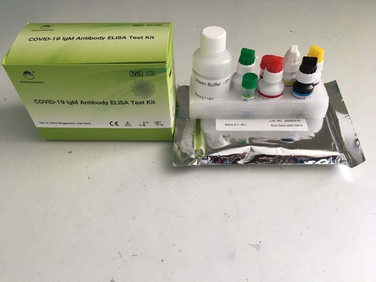 Covid-19 IgG ELISA TEST KIT Формат комплекта КИТ Иммуносорбционное исследование, связанное с ферментом