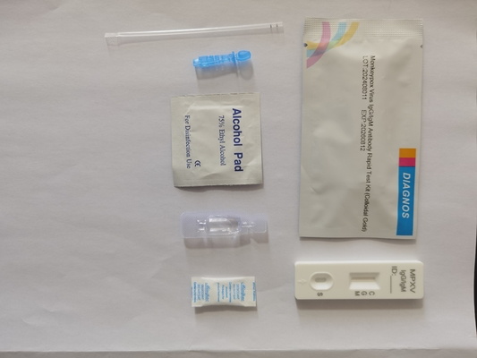 Вирус оспой обезьяны IgG/IgM Антитело быстрый тест Serum плазма или целая кровь