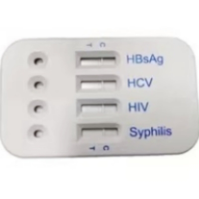 Biovantion HBsAg HCV ВИЧ Сифилис 4 в 1 Карта быстрого теста для испытаний на людях 96 тестов Легкая операция