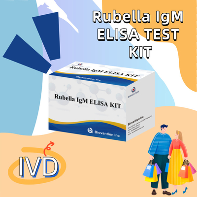 Elisa Test Kit For Rubella IgM Инструмент обнаружения антител IgG для краснухи при использовании у людей