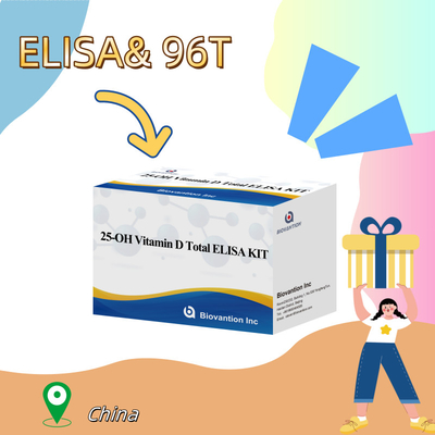 25-OH витамин D Elisa Test Kit чувствительный к количественному измерению уровня 25-гидроксивитамина D в сыворотке или плазме