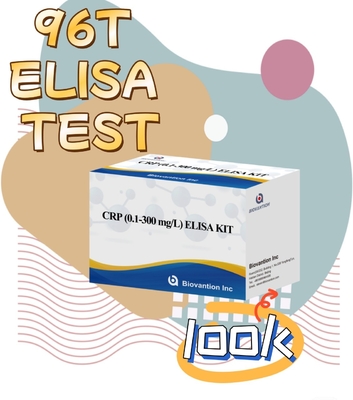 Точный CRP 0,1-300 Mg/L Elisa Test Kit для чувствительного обнаружения биологических веществ