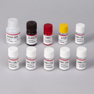 Набор для иммуноферментного анализа (ИФА) AMH высокой чувствительности для сыворотки/плазмы, хранение при температуре 2-8°C