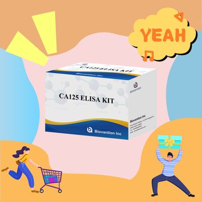 Набор испытаний высокой чувствительности CA125 ELISA с 96 тестами и 1-часовым временем анализа для точной диагностики рака