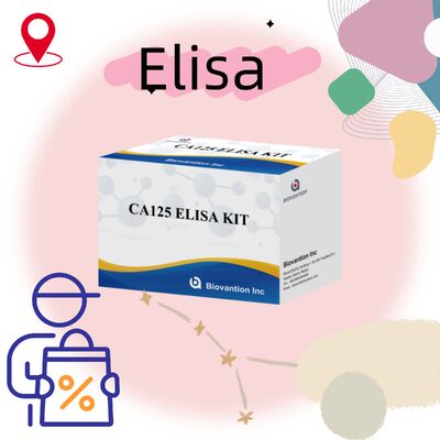 Набор испытаний высокой чувствительности CA125 ELISA с 96 тестами и 1-часовым временем анализа для точной диагностики рака