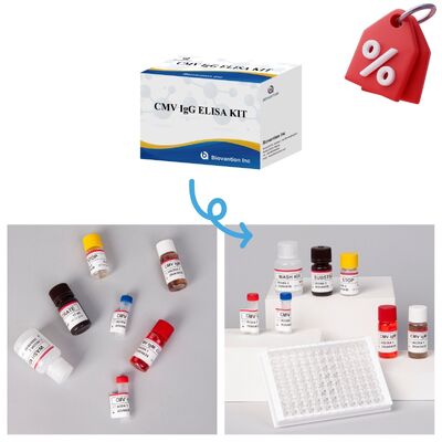 Реагенты иммуноанализа ферментов Elisa Test Kit для обнаружения антител к цитомегаловирусу CMV